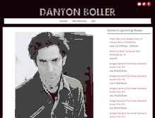 Tablet Screenshot of dantonboller.com